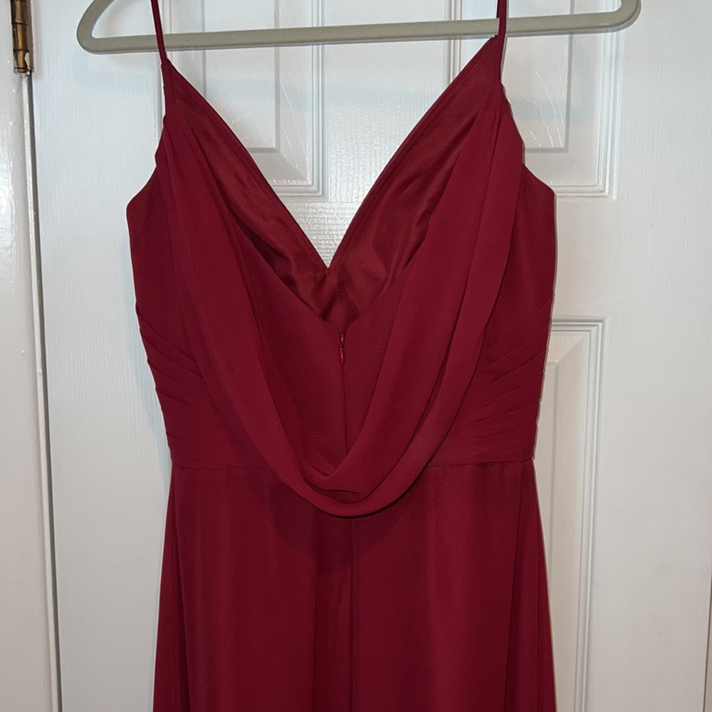 Maroon Beautiful Bridesmaid Dress 😻✨ - Picture 2 of 5